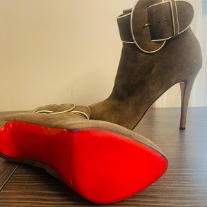 Christian Louboutin Suede Ankle Boots